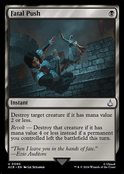 Assassin's Creed - 90 - Fatal Push - Uncommon - B - Non-foil