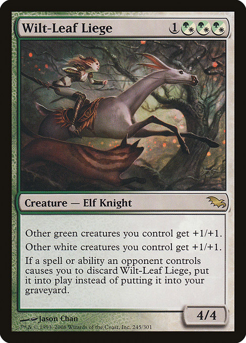 Shadowmoor - 245 - Wilt-Leaf Liege - Rare - WG - Non-foil