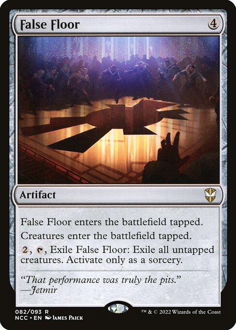 New Capenna Commander - 82 - False Floor - Rare - C - Non-foil