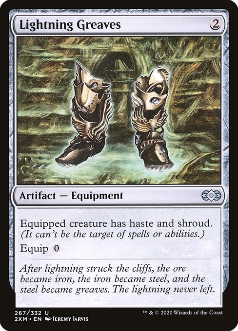 Double Masters - 267 - Lightning Greaves - Uncommon - C - Non-foil
