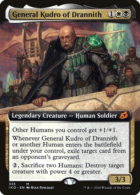 Ikoria: Lair of Behemoths - 335 - General Kudro of Drannith - Mythic - WB - Non-foil