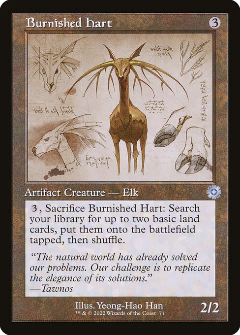 The Brothers' War Retro Artifacts - 71 - Burnished Hart - Uncommon - C - Foil