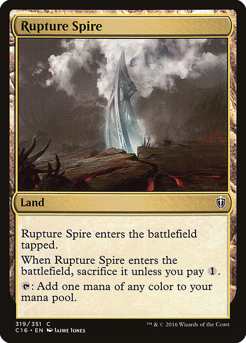 Commander 2016 - 319 - Rupture Spire - Common - C - Non-foil