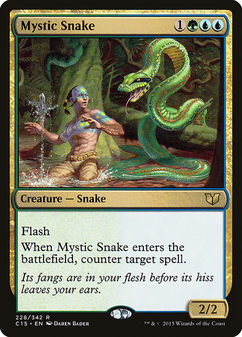Commander 2015 - 228 - Mystic Snake - Rare - UG - Non-foil