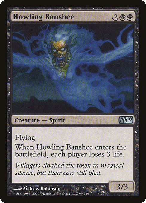 Magic 2010 - 99 - Howling Banshee - Uncommon - B - Non-foil