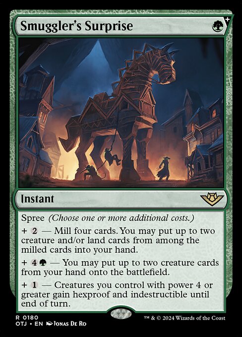 Outlaws of Thunder Junction - 180 - Smuggler's Surprise - Rare - G - Non-foil