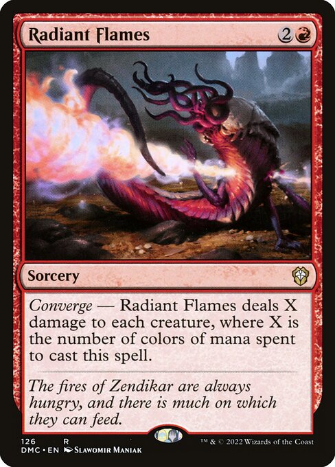 Dominaria United Commander - 126 - Radiant Flames - Rare - R - Non-foil