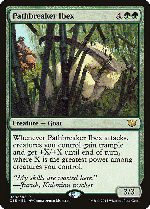 Commander 2015 - 38 - Pathbreaker Ibex - Rare - G - Non-foil