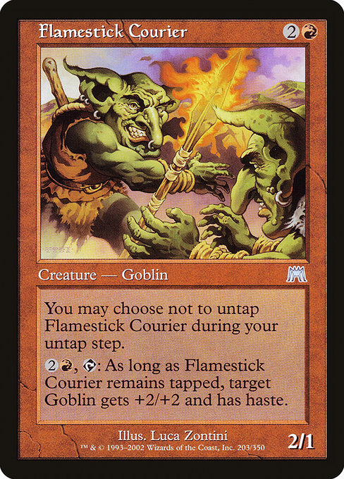 Onslaught - 203 - Flamestick Courier - Uncommon - R - Non-foil