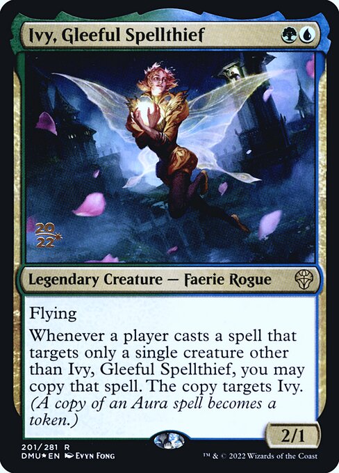 Dominaria United Promos - 201s - Ivy, Gleeful Spellthief - Rare - UG - Foil - Datestamped Promo