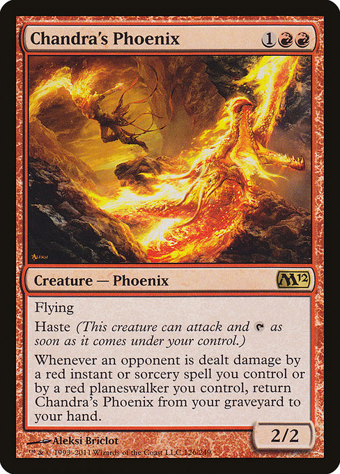 Magic 2012 - 126 - Chandra's Phoenix - Rare - R - Non-foil