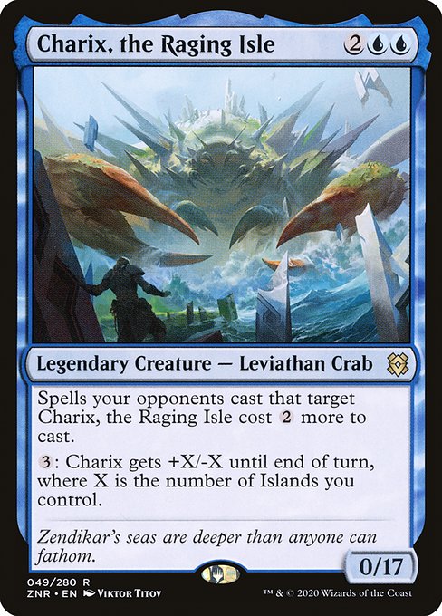 Zendikar Rising - 49 - Charix, the Raging Isle - Rare - U - Foil