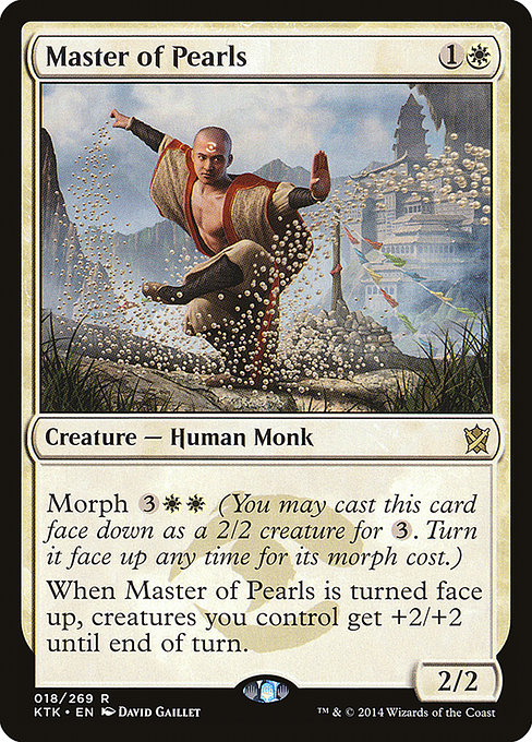 Khans of Tarkir - 18 - Master of Pearls - Rare - W - Non-foil