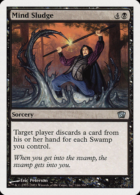 Eighth Edition - 146 - Mind Sludge - Uncommon - B - Non-foil