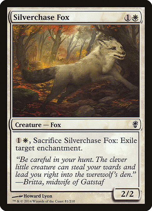 Conspiracy - 81 - Silverchase Fox - Common - W - Non-foil