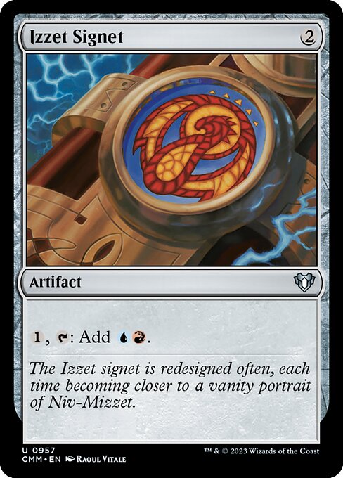 Commander Masters - 957 - Izzet Signet - Uncommon - C - Non-foil