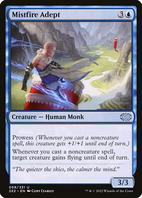 Double Masters 2022 - 59 - Mistfire Adept - Uncommon - U - Non-foil