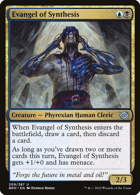 The Brothers' War - 209 - Evangel of Synthesis - Uncommon - UB - Non-foil