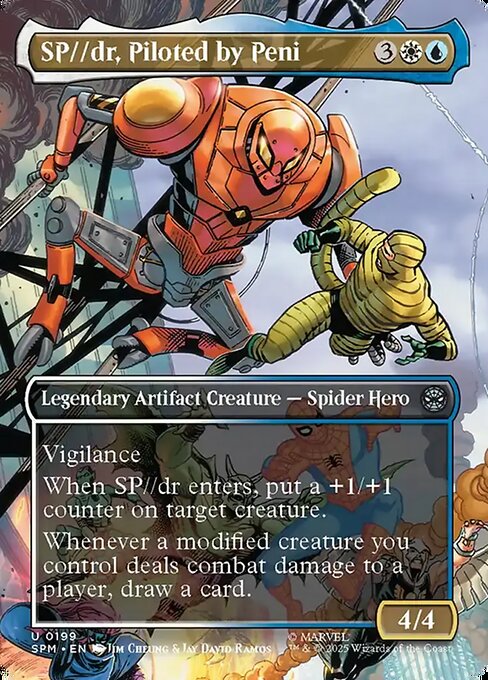 Marvel's Spider-Man - 199 - SP//dr, Piloted by Peni - Uncommon - WU - Non-foil - Promo