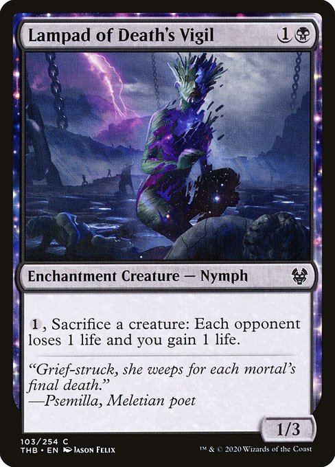 Theros Beyond Death - 103 - Lampad of Death's Vigil - Common - B - Non-foil
