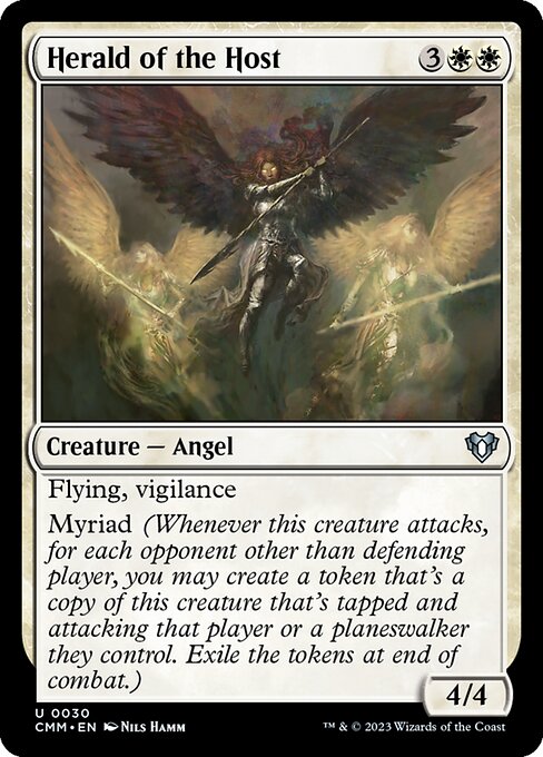 Commander Masters - 30 - Herald of the Host - Uncommon - W - Non-foil