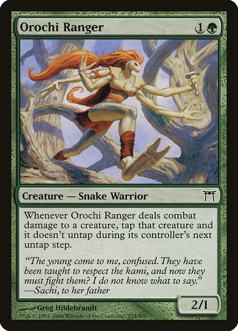 Champions of Kamigawa - 235 - Orochi Ranger - Common - G - Non-foil