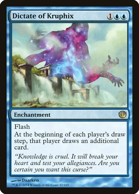 Journey into Nyx - 37 - Dictate of Kruphix - Rare - U - Non-foil