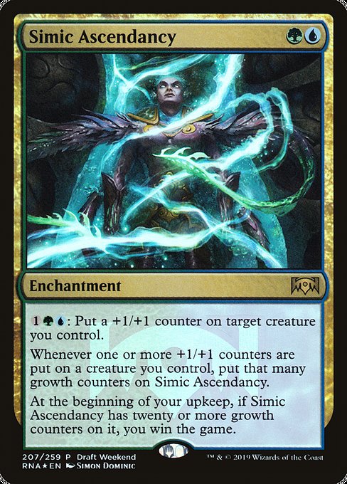 Ravnica Allegiance Promos - 207 - Simic Ascendancy - Rare - UG - Foil - Promo