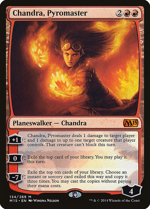 Magic 2015 - 134 - Chandra, Pyromaster - Mythic - R - Non-foil