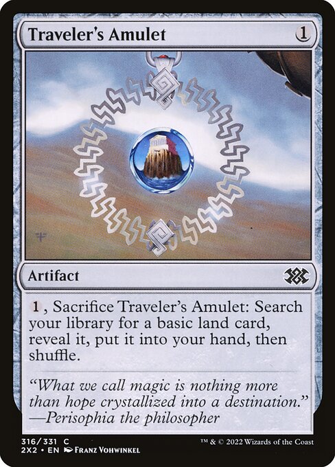 Double Masters 2022 - 316 - Traveler's Amulet - Common - C - Non-foil