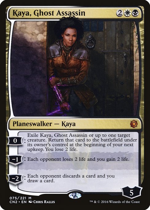 Conspiracy: Take the Crown - 75 - Kaya, Ghost Assassin - Mythic - WB - Non-foil