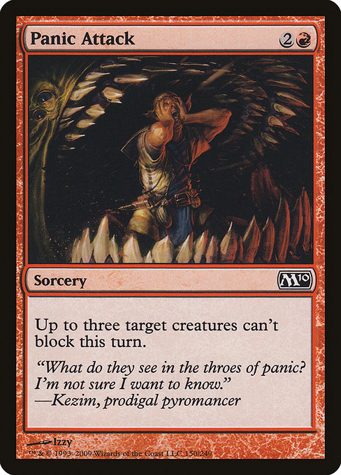 Magic 2010 - 150 - Panic Attack - Common - R - Non-foil