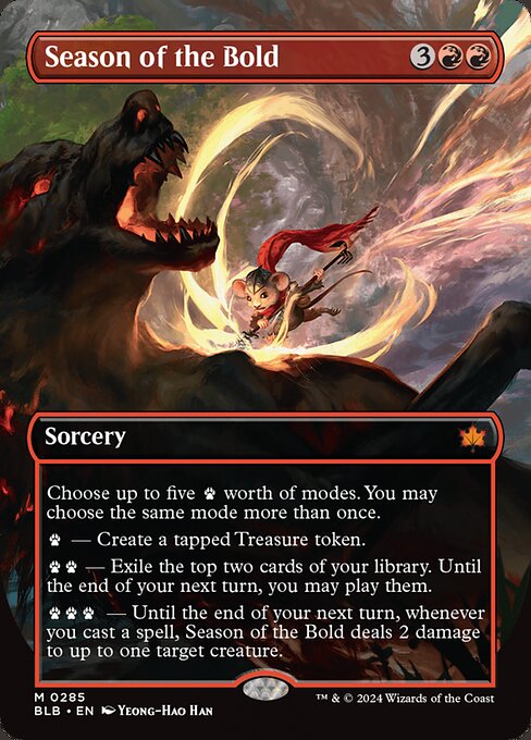 Bloomburrow - 285 - Season of the Bold - Mythic - R - Foil
