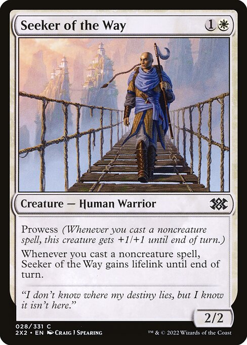 Double Masters 2022 - 28 - Seeker of the Way - Common - W - Non-foil