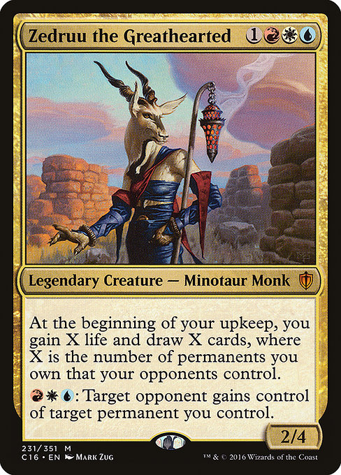 Commander 2016 - 231 - Zedruu the Greathearted - Mythic - Multi - Non-foil