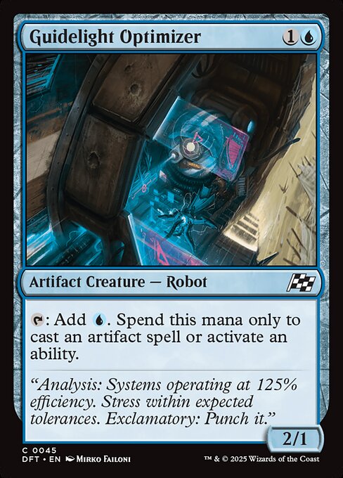 Aetherdrift - 45 - Guidelight Optimizer - Common - U - Foil