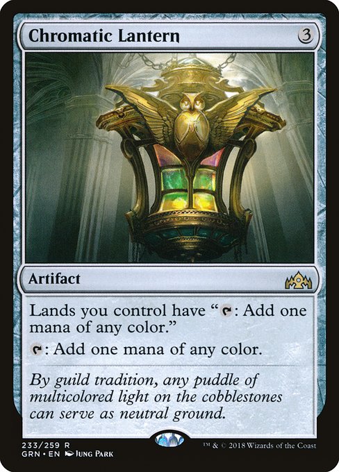 Guilds of Ravnica - 233 - Chromatic Lantern - Rare - C - Non-foil