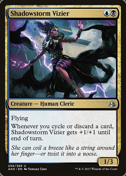 Amonkhet - 206 - Shadowstorm Vizier - Uncommon - UB - Non-foil