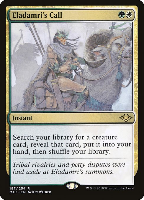 Modern Horizons - 197 - Eladamri's Call - Rare - WG - Non-foil