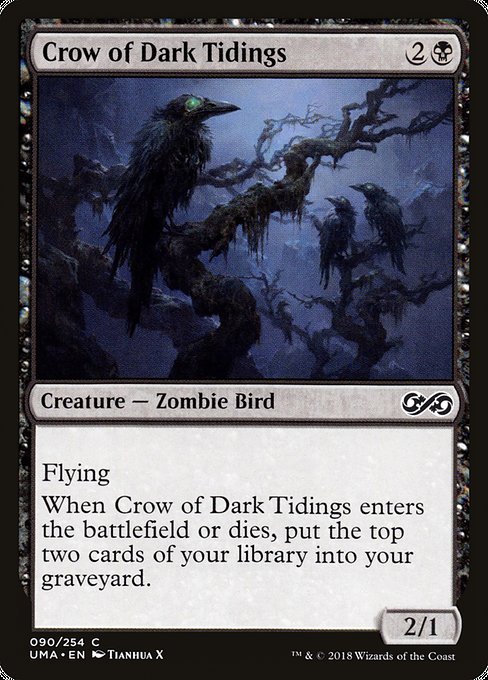 Ultimate Masters - 90 - Crow of Dark Tidings - Common - B - Non-foil