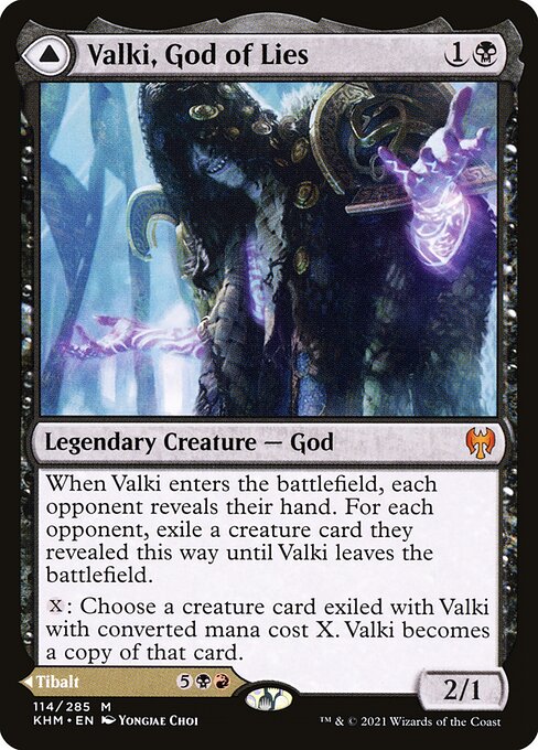 Kaldheim - 114 - Valki, God of Lies // Tibalt, Cosmic Impostor - Mythic - C - Non-foil