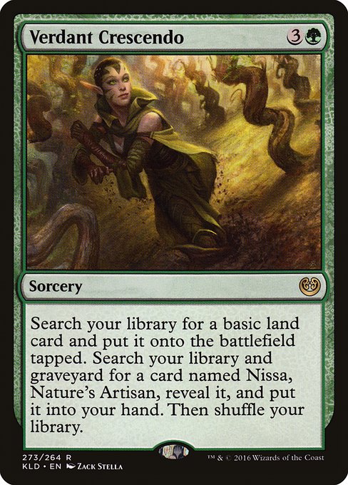 Kaladesh - 273 - Verdant Crescendo - Rare - G - Non-foil