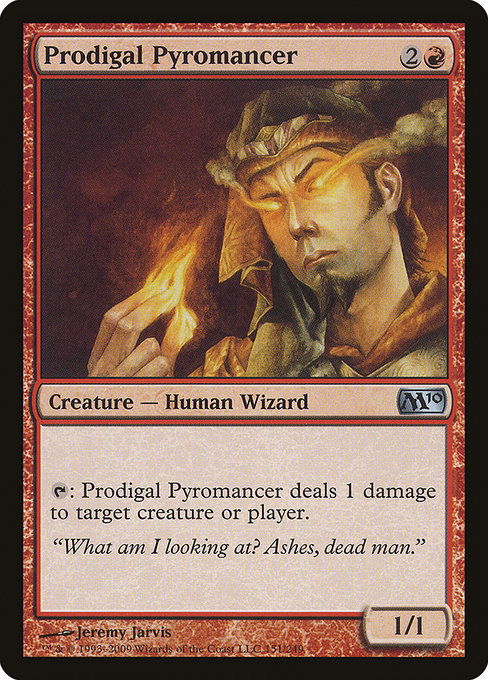 Magic 2010 - 151 - Prodigal Pyromancer - Uncommon - R - Non-foil