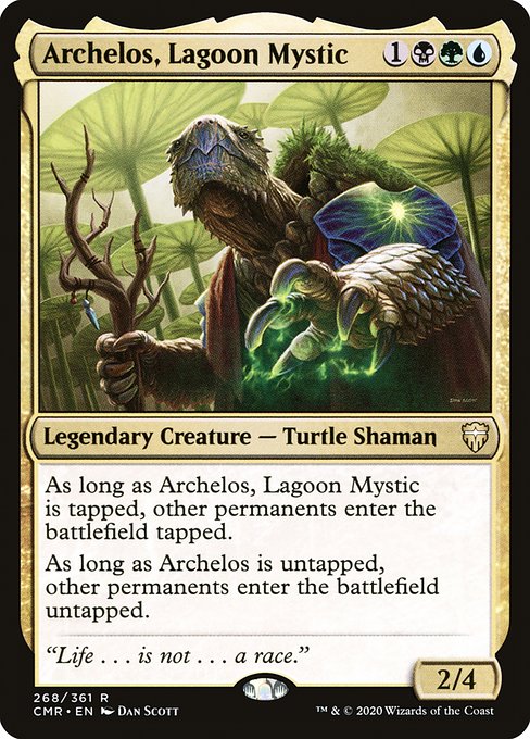 Commander Legends - 268 - Archelos, Lagoon Mystic - Rare - Multi - Non-foil