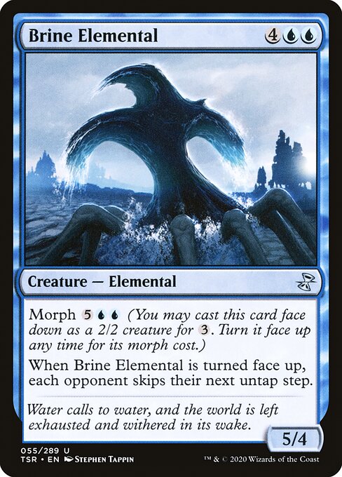 Time Spiral Remastered - 55 - Brine Elemental - Uncommon - U - Non-foil