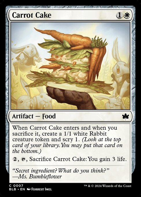 Bloomburrow - 7 - Carrot Cake - Common - W - Foil