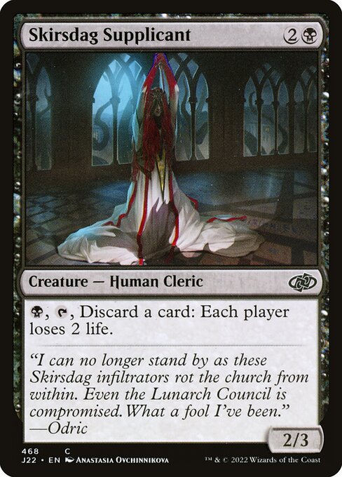 Jumpstart 2022 - 468 - Skirsdag Supplicant - Common - B - Non-foil