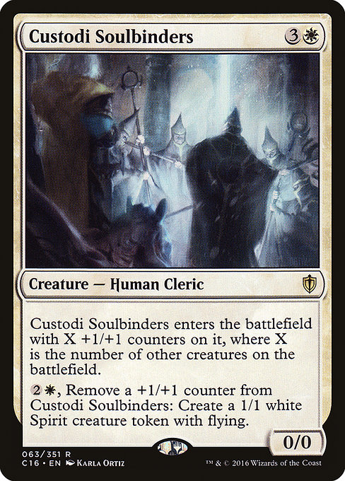 Commander 2016 - 63 - Custodi Soulbinders - Rare - W - Non-foil