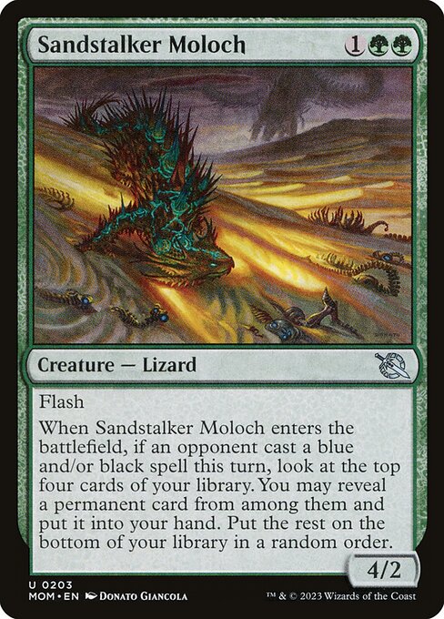 March of the Machine - 203 - Sandstalker Moloch - Uncommon - G - Non-foil