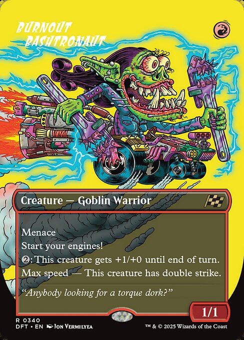 Aetherdrift - 340 - Burnout Bashtronaut - Rare - R - Non-foil